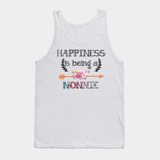 Happiness is being Nonnie floral gift Tank Top